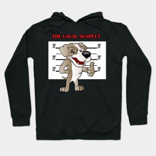 The Usual Suspect Dog Hoodie
